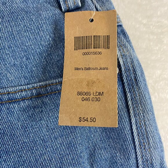 NWT Duluth Trading Co 44x30 Men's Ballroom Relaxed Fit Light Blue Jeans 86069 - Picture 3 of 10